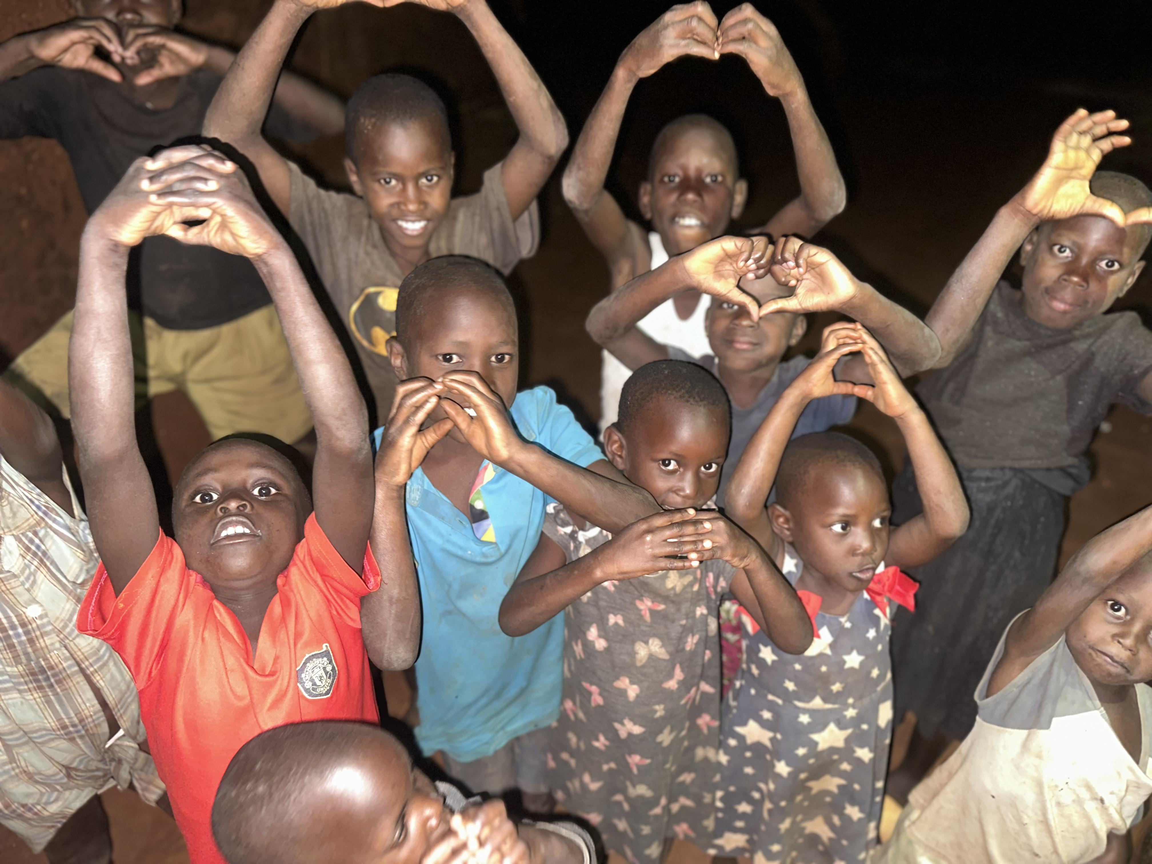 Hofai kids at night